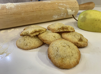 Biscotti con il cuore di mela